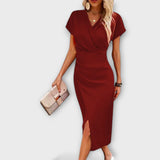 Agatha - Vestido Mini Feminino em Forma Curta