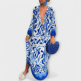 Alice - Vestido Maxi Boémio de Manga Longa