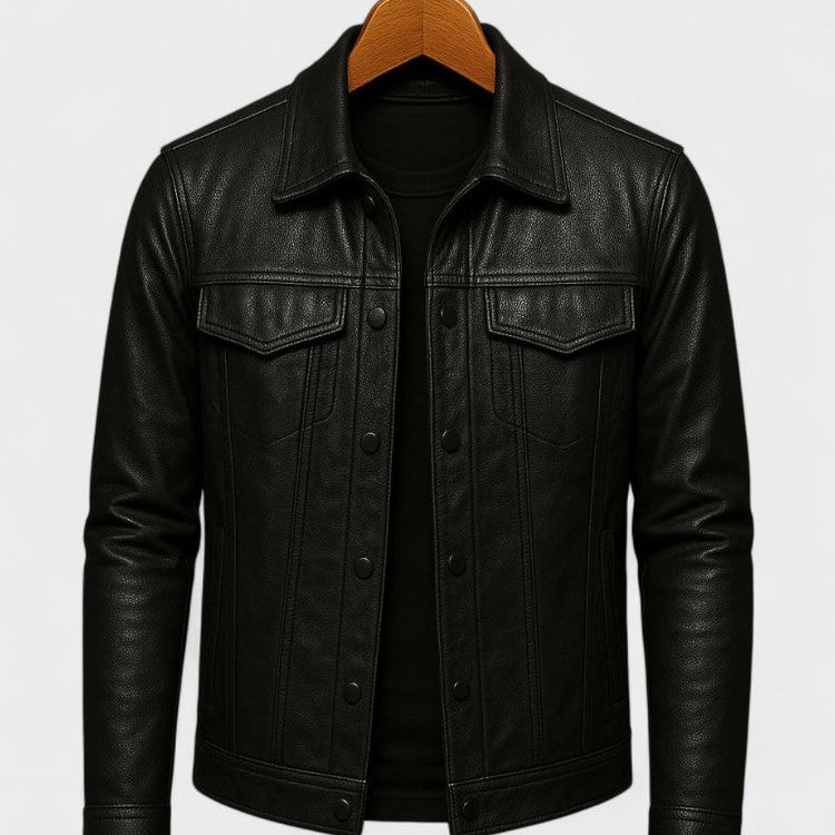 Ulrik™ | Casaco de Couro Moto Premium