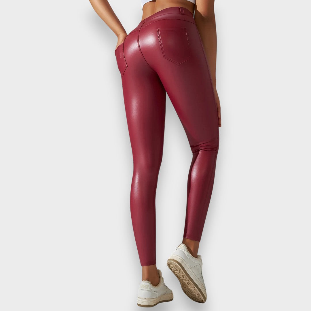 Alice | Meias Modeladoras em Couro Sintético