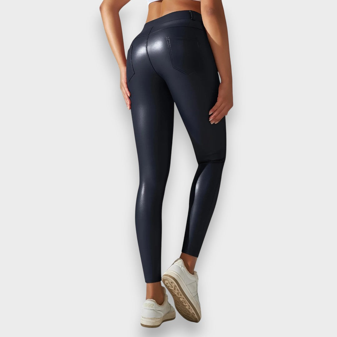 Alice | Meias Modeladoras em Couro Sintético