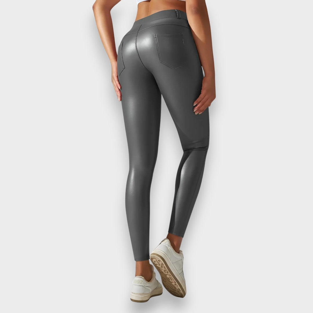 Alice | Meias Modeladoras em Couro Sintético