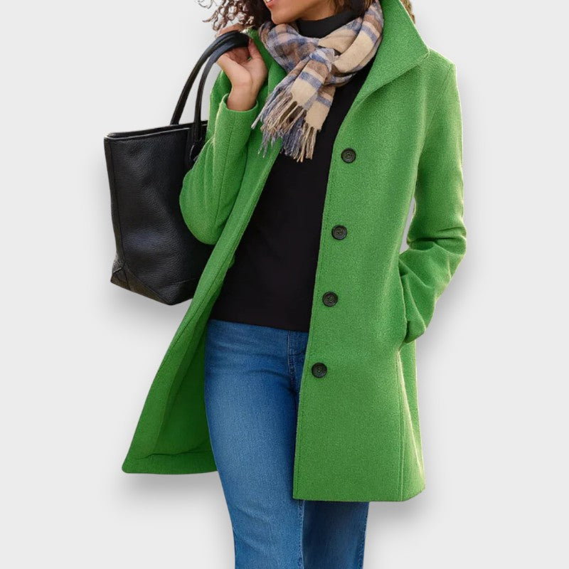 Carla | Casaco Clássico com Botões Elegantes